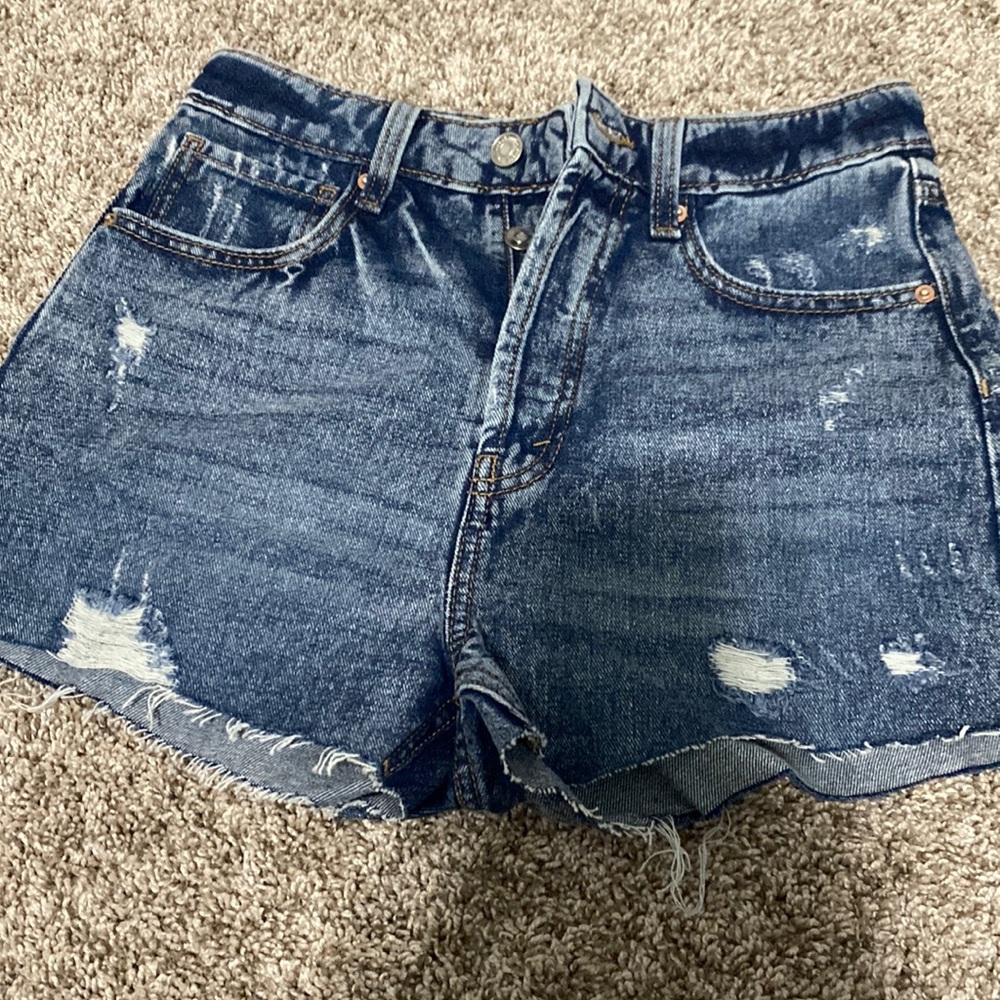 wild fable target dark wash jean shorts
